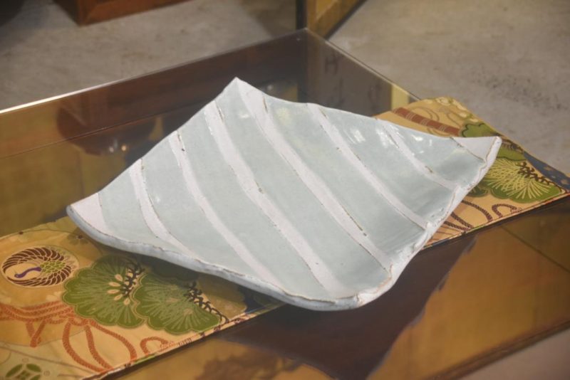 Contemporary Square Pottery Plate Width:440mm