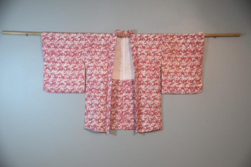 Funky Pink Silk Japanese Vintage Haori Jacket