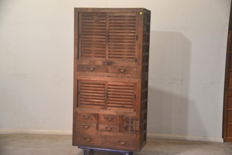 2 Section Gifu Region Merchant Chest Width:880mm