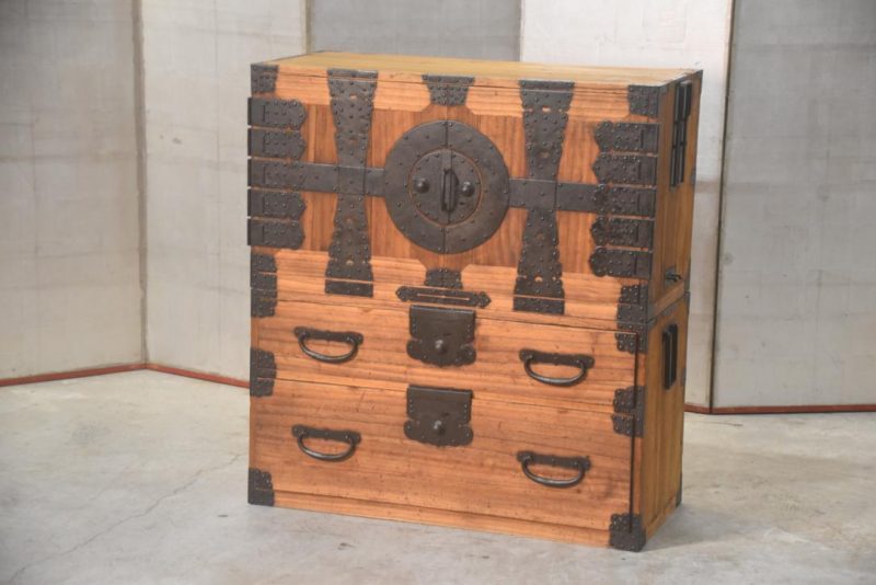 Antique Kannon Biraki Clothing Chest Width:960mm