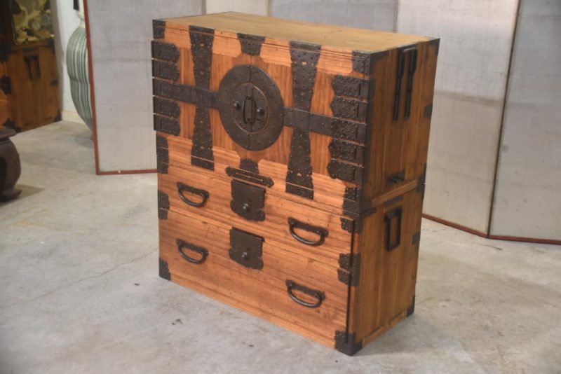 Antique Kannon Biraki Clothing Chest Width:960mm - Image 15