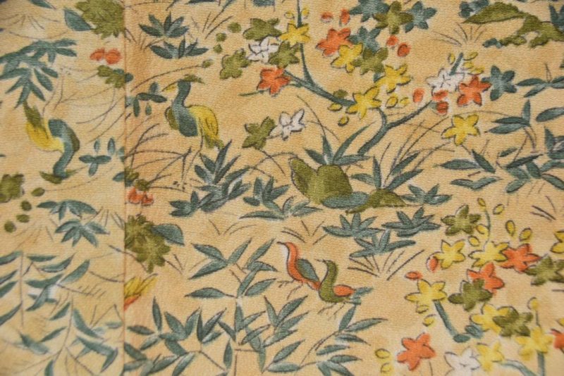 Little Birds Vintage Japanese Silk Haori Jacket - Image 6