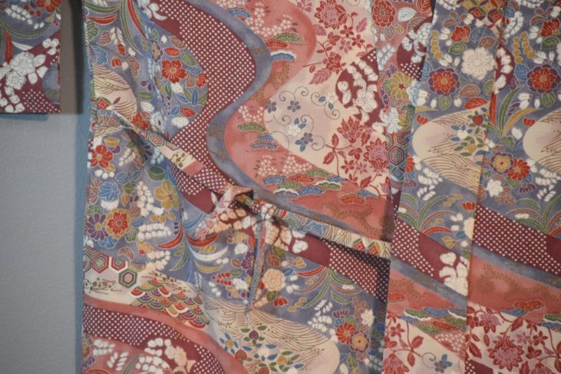 Traditional Elements Vintage Japanese Rayon Haori Jacket - Image 7