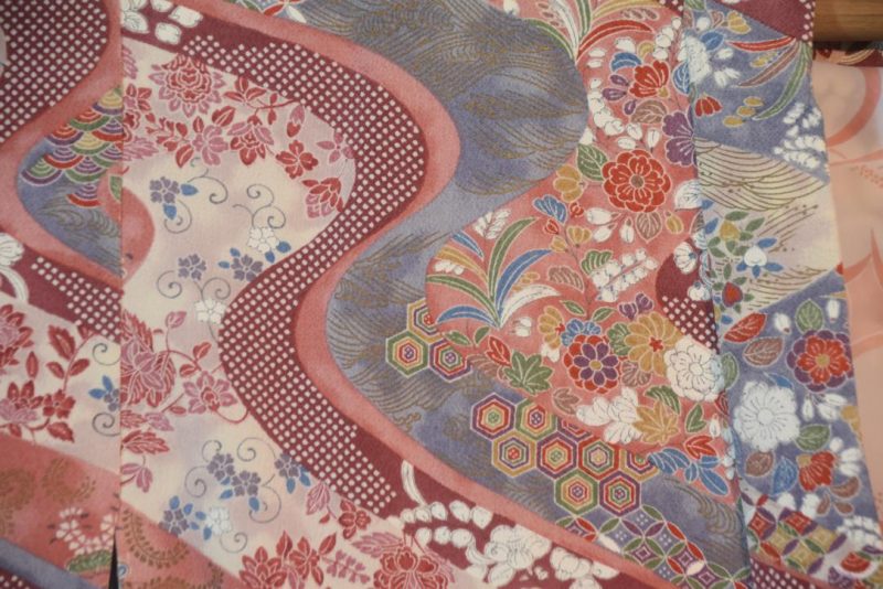 Traditional Elements Vintage Japanese Rayon Haori Jacket - Image 2