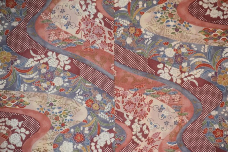 Traditional Elements Vintage Japanese Rayon Haori Jacket - Image 4