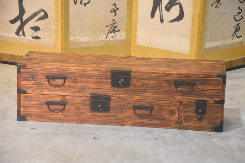 Japanese Antique Sword Chest Katana Dansu Width:1105mm - Image 10