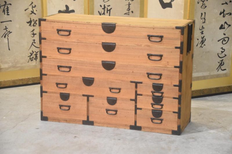 Japanese Antique Sword Chest Katana Dansu Width:1105mm