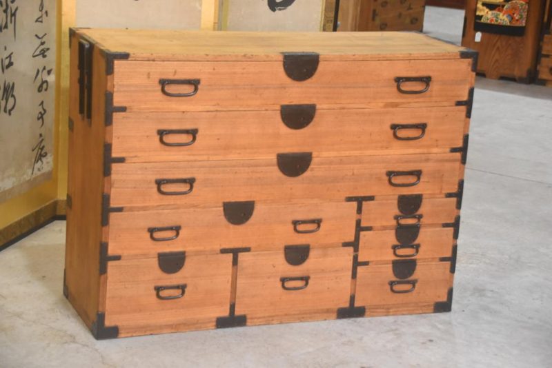 Japanese Antique Sword Chest Katana Dansu Width:1105mm - Image 4