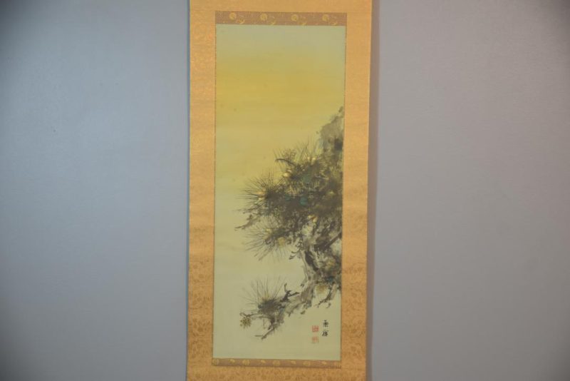 A contemporary hanging scroll Height:1835mm