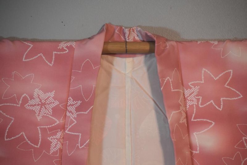 Pink Autumn Vintage Japanese Haori Jacket - Image 6