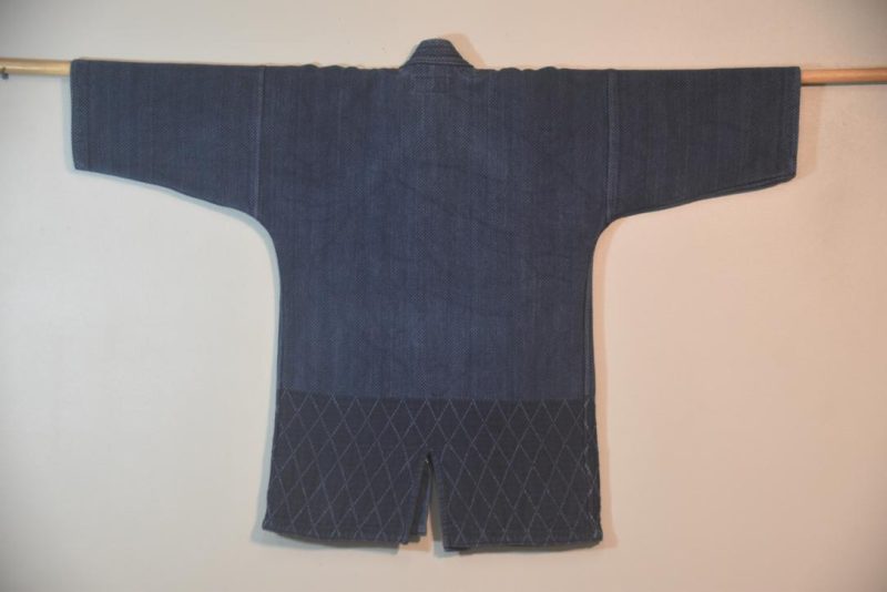 Indigo Vintage Japanese Cotton Kendo Jacket - Image 3