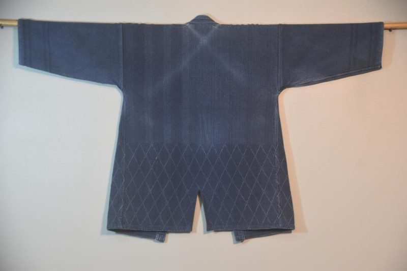 Indigo Vintage Japanese Cotton Kendo Jacket - Image 3
