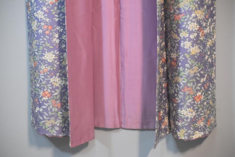 Petite Floral Silk Kimono from Japan - Image 6