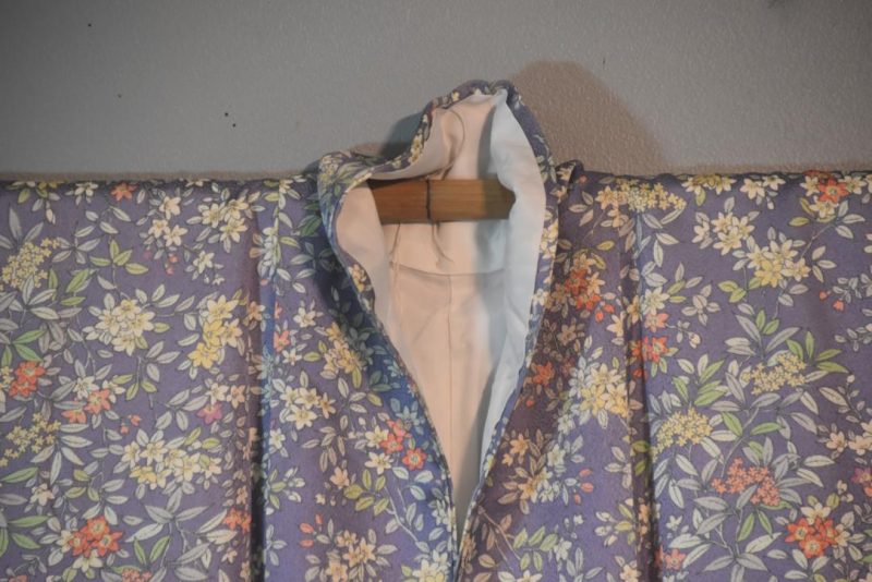 Petite Floral Silk Kimono from Japan - Image 5