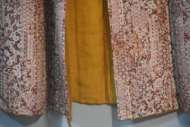 Warm Earth Silk Kimono from Japan - Image 6