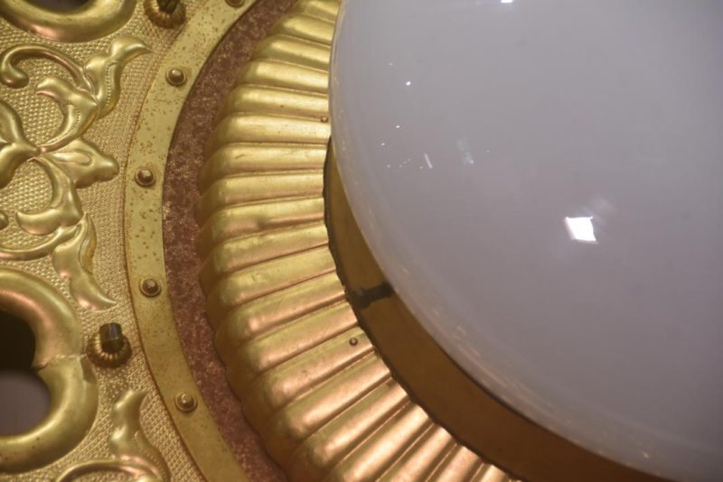 Japanese Gilded Copper Temple Light Width:900mm - Image 6