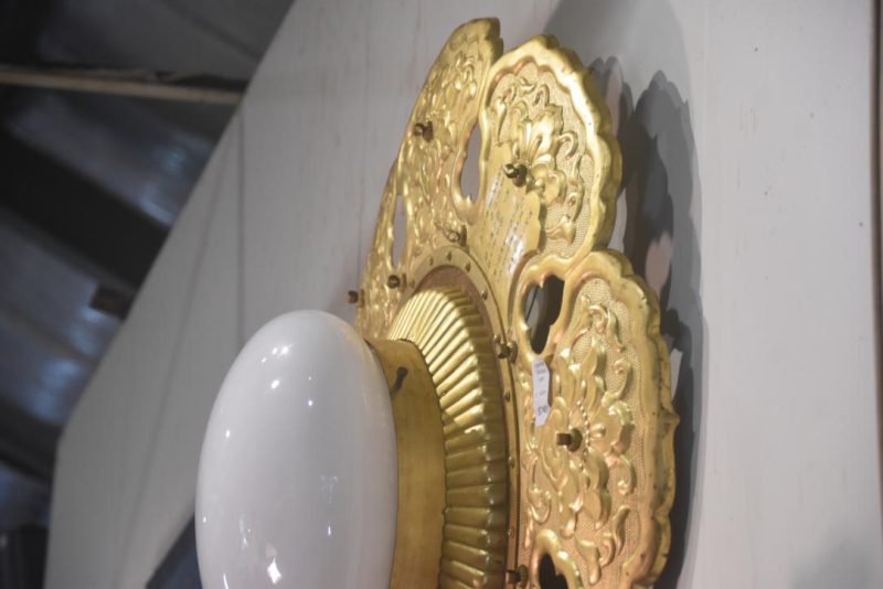 Japanese Gilded Copper Temple Light Width:900mm - Image 3