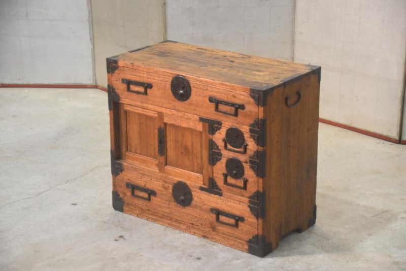 Japanese Ko Choba Dansu Merchant Chest Width:670mm - Image 5
