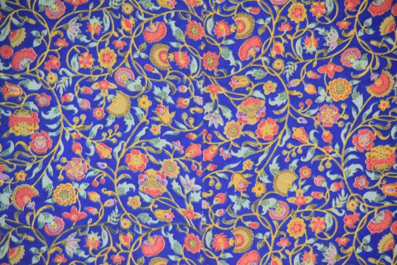 Blue Paisley Silk Vintage Japanese Haori Jacket - Image 3