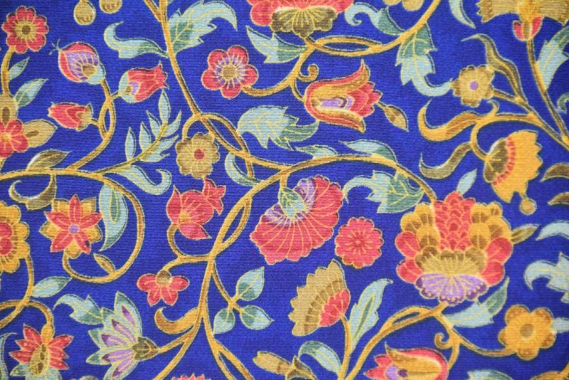 Blue Paisley Silk Vintage Japanese Haori Jacket - Image 2