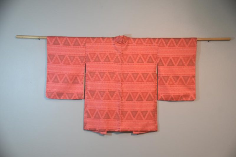 Zig Zag Crazy Silk Vintage Japanese Haori Jacket