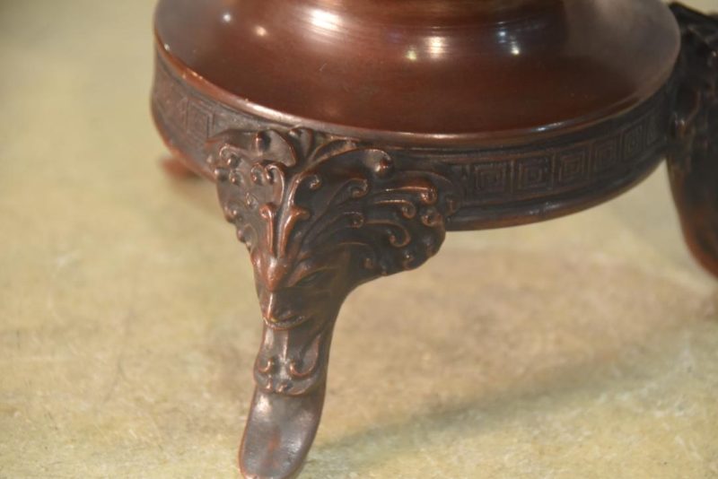 Japanese Bronze Usubata Vase Width:333mm - Image 9
