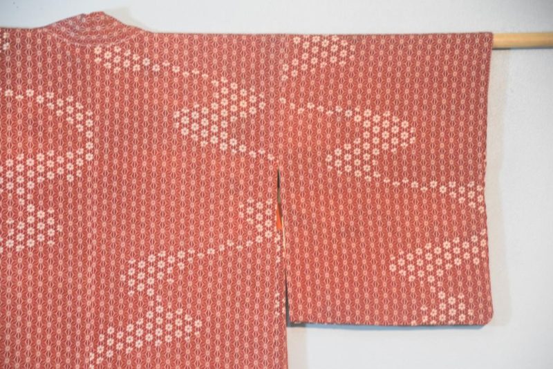 Gentle Stream Vintage Japanese Silk Haori Jacket - Image 4