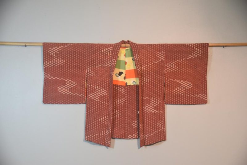 Gentle Stream Vintage Japanese Silk Haori Jacket - Image 5