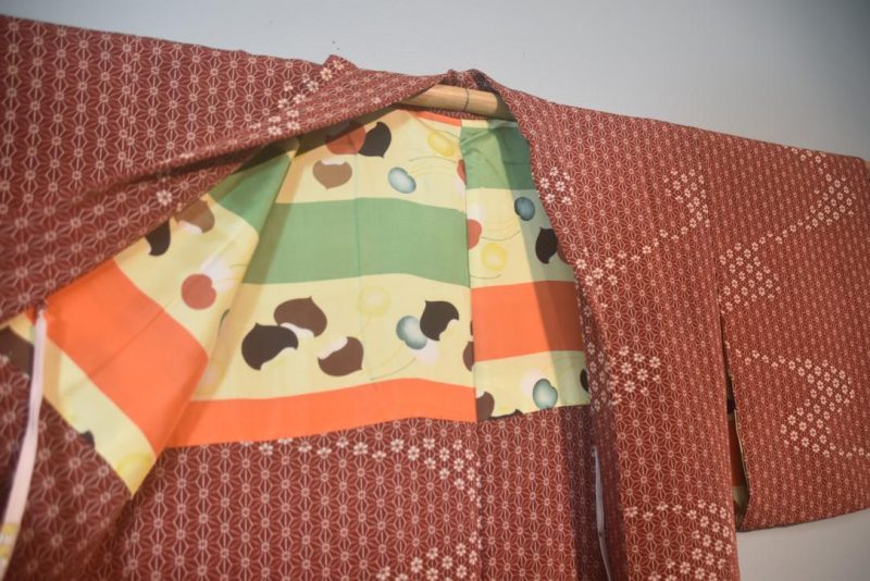 Gentle Stream Vintage Japanese Silk Haori Jacket - Image 3
