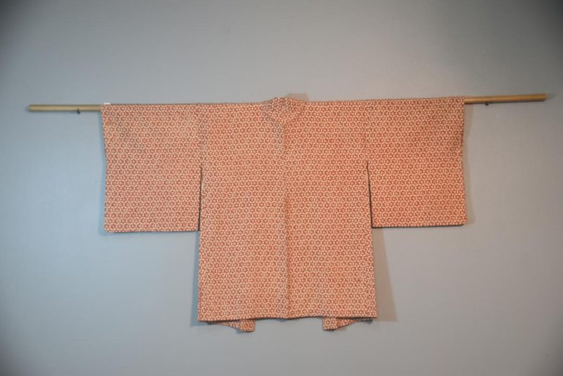 Birds in the Garden Vintage Japanese Silk Haori Jacket - Image 6