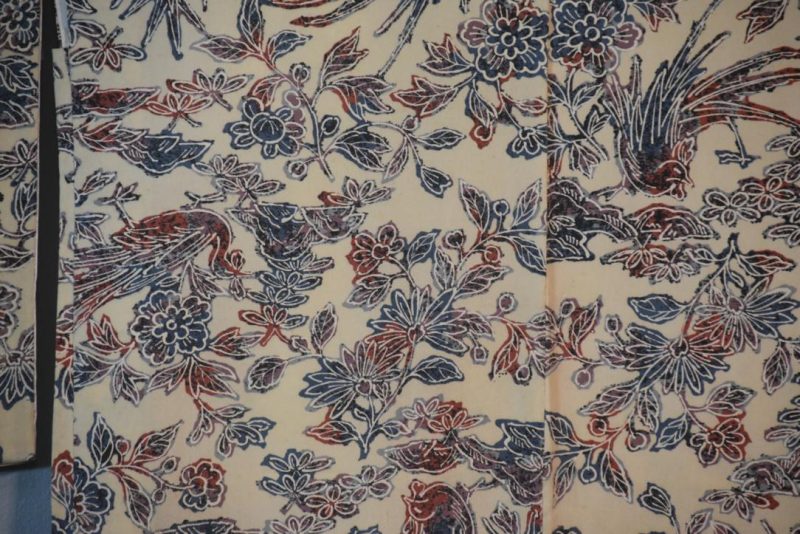 Birds in the Garden Vintage Japanese Silk Haori Jacket - Image 2