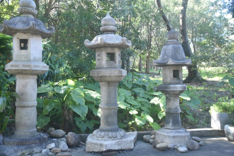 Antique Kasuga Lantern from a Kyoto Garden Height:2800mm