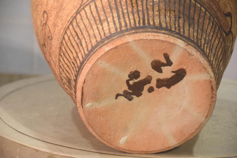 Studio Pottery Vase Height:490mm - Image 4