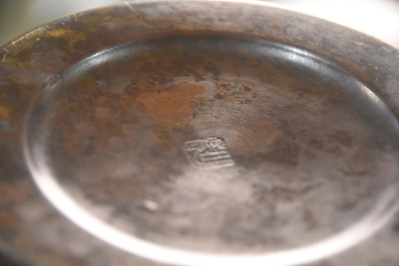 Japanese Cast Bronze Usubata Vase Width:320mm - Image 3
