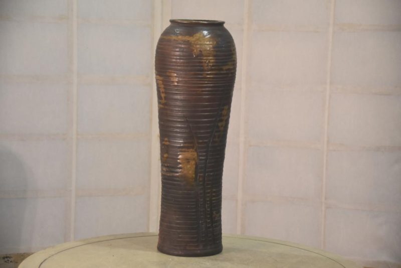 Japanese Bizen Pottery Vase Height:425mm