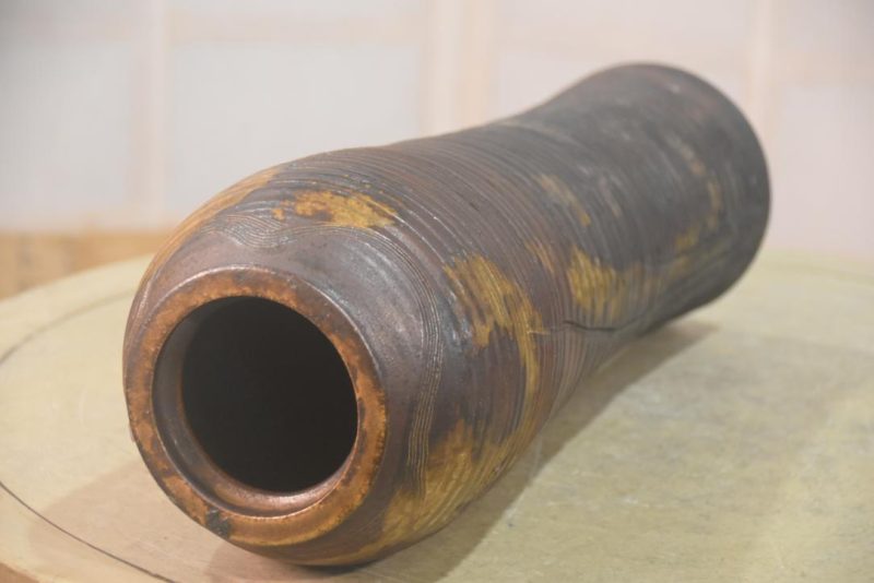 Japanese Bizen Pottery Vase Height:425mm - Image 5