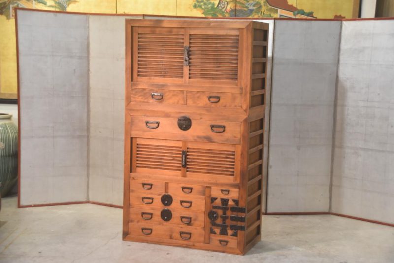 Double Gifu Region Merchants Chest Width:965mm