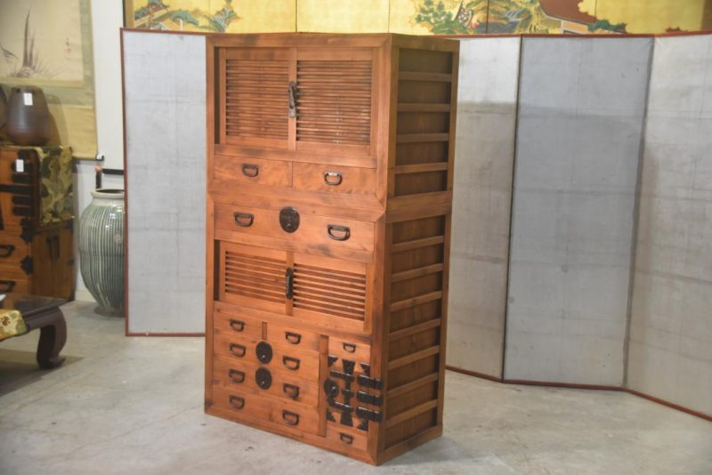 Double Gifu Region Merchants Chest Width:965mm - Image 13