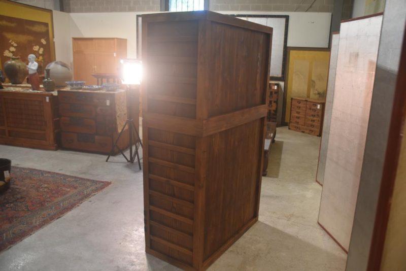 Double Gifu Region Merchants Chest Width:965mm - Image 9