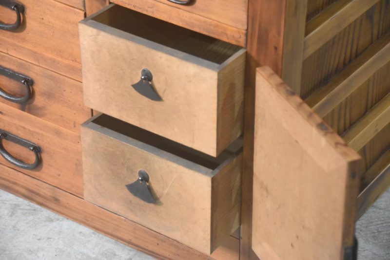 Double Gifu Region Merchants Chest Width:965mm - Image 6