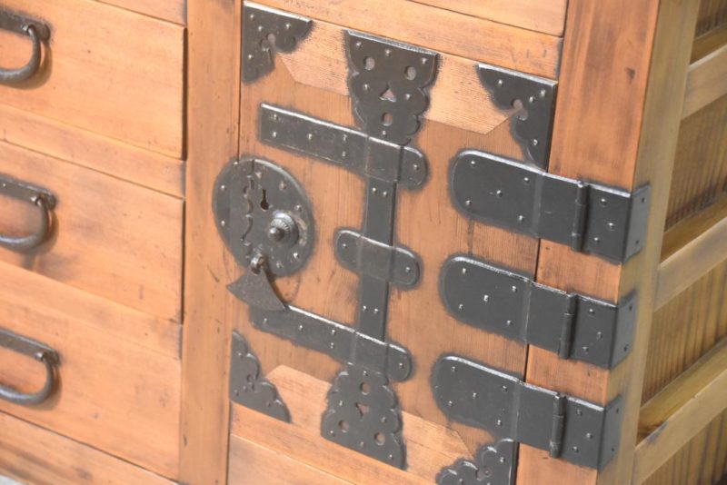 Double Gifu Region Merchants Chest Width:965mm - Image 5