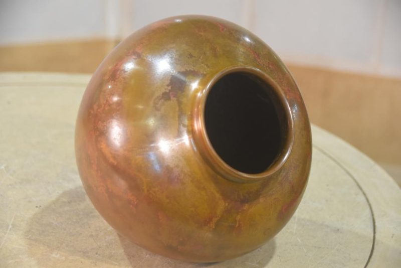 Murashido Bronze Vase Width:185mm - Image 9