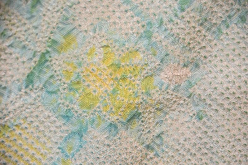 Spearmint Shibori Vintage Japanese Silk Haori Jacket - Image 2