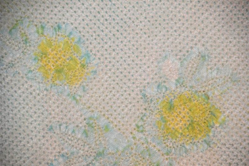 Spearmint Shibori Vintage Japanese Silk Haori Jacket - Image 6