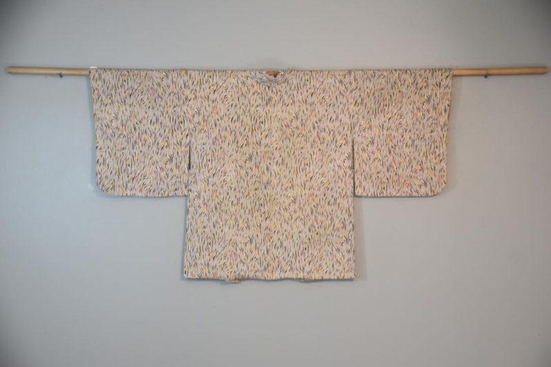Oil Dye Vintage Japanese Silk Haori Jacket