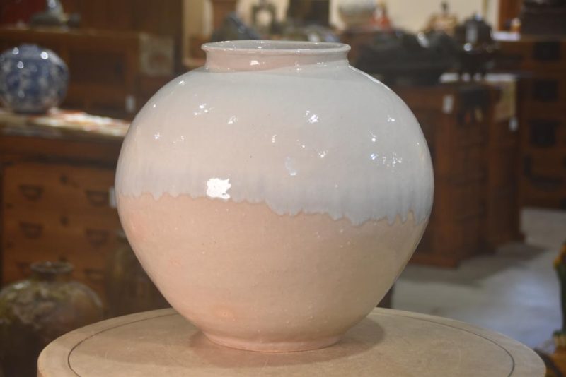 Japanese Studio Pottery Vase Width:400mm