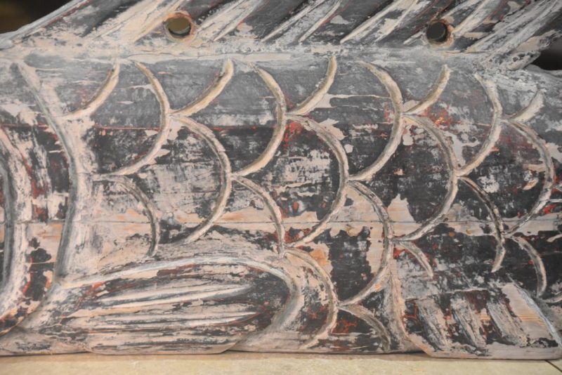Gyoban Wooden Fish Gong Width:830mm - Image 8