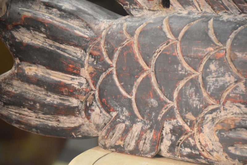 Gyoban Wooden Fish Gong Width:830mm - Image 3