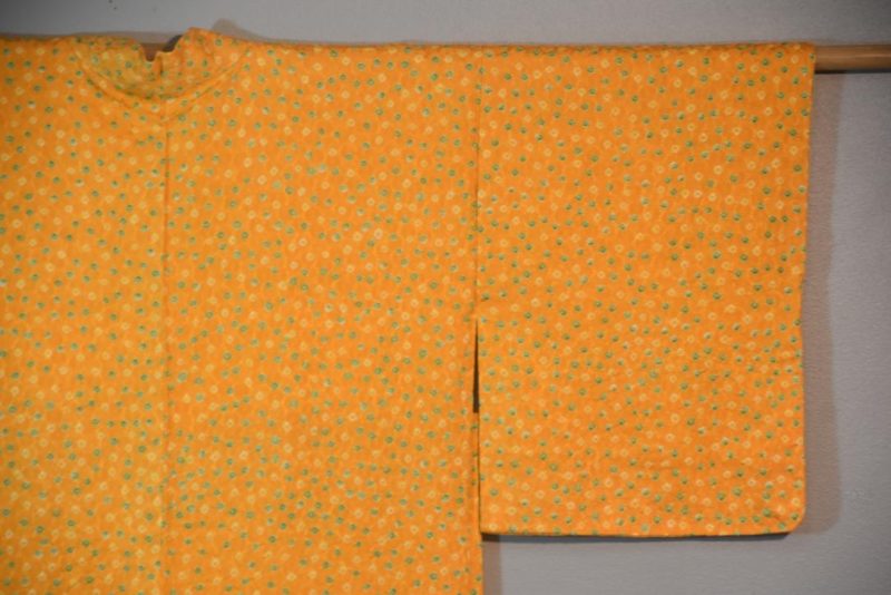 Buttercup Silk Shibori Japanese Haori Jacket - Image 7