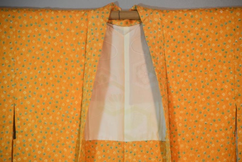 Buttercup Silk Shibori Japanese Haori Jacket - Image 4
